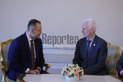 Aleś Bialacki w Pałacu Prezydenckim