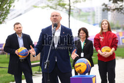 Konferencja nt. Mistrzostw Świata w koszykówce 3x3