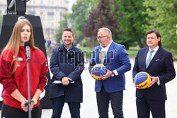 Konferencja nt. Mistrzostw Świata w koszykówce 3x3