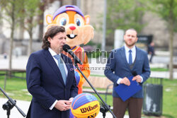 Konferencja nt. Mistrzostw Świata w koszykówce 3x3