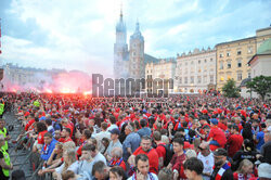 Feta Mistrzowska Wisły Kraków w Rynku Głównym