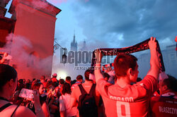 Feta Mistrzowska Wisły Kraków w Rynku Głównym