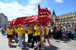 Parada Smoków w Krakowie