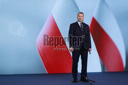 Konferencja Przemysława Czarnka w siedzibie PiS