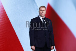 Konferencja Przemysława Czarnka w siedzibie PiS