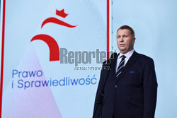 Konferencja Przemysława Czarnka w siedzibie PiS