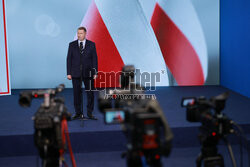 Konferencja Przemysława Czarnka w siedzibie PiS
