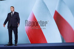 Konferencja Przemysława Czarnka w siedzibie PiS