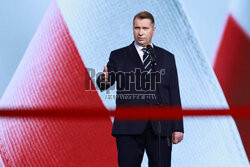 Konferencja Przemysława Czarnka w siedzibie PiS