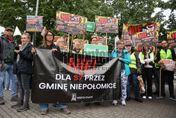 Krakowski protest Stop S7!