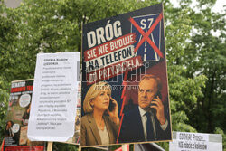 Krakowski protest Stop S7!