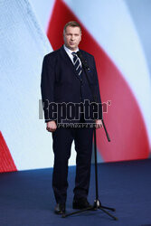 Konferencja Przemysława Czarnka w siedzibie PiS