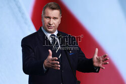 Konferencja Przemysława Czarnka w siedzibie PiS