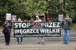 Krakowski protest Stop S7!