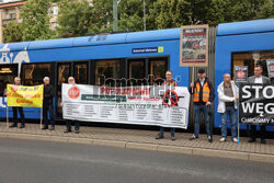 Krakowski protest Stop S7!