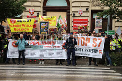 Krakowski protest Stop S7!