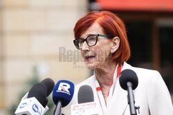 Konferencja Przemysława Czarnka i Elżbiety Rafalskiej
