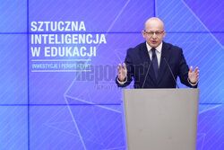 "Sztuczna inteligencja w edukacji - inwestycje i perspektywy"