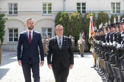 Spotkanie ministrów obrony Polski i Niemiec