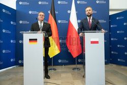 Spotkanie ministrów obrony Polski i Niemiec