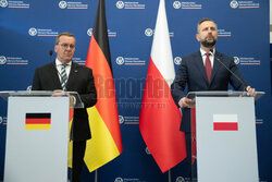 Spotkanie ministrów obrony Polski i Niemiec