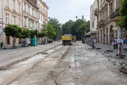 Remont węzła "Bagatela" w Krakowie