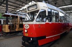 Historyczne tramwaje z polskich miast w Krakowie