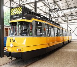 Historyczne tramwaje z polskich miast w Krakowie