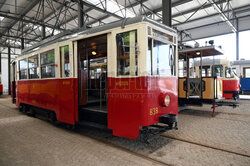 Historyczne tramwaje z polskich miast w Krakowie