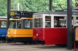 Historyczne tramwaje z polskich miast w Krakowie