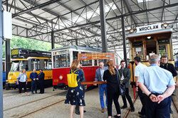 Historyczne tramwaje z polskich miast w Krakowie