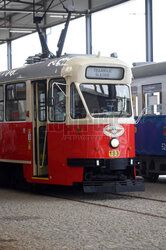 Historyczne tramwaje z polskich miast w Krakowie