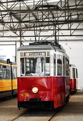 Historyczne tramwaje z polskich miast w Krakowie