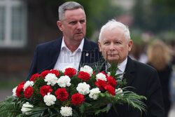 Jarosław Kaczyński na Wawelu w dniu 77. urodzin