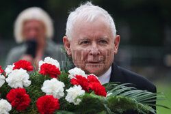 Jarosław Kaczyński na Wawelu w dniu 77. urodzin