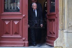 Jarosław Kaczyński na Wawelu w dniu 77. urodzin