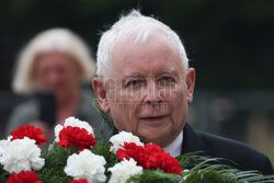 Jarosław Kaczyński na Wawelu w dniu 77. urodzin