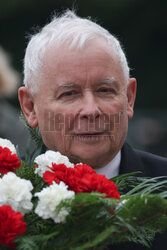 Jarosław Kaczyński na Wawelu w dniu 77. urodzin