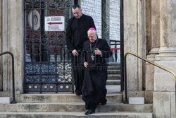 Jarosław Kaczyński na Wawelu w dniu 77. urodzin