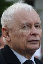 Jarosław Kaczyński na Wawelu w dniu 77. urodzin
