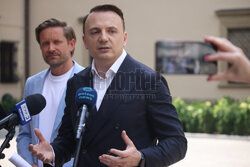 Konferencja Łukasza Gibały w Krakowie