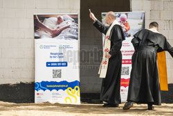 Wiecha na remontowanym Hospicjum im. ks. Dutkiewicza