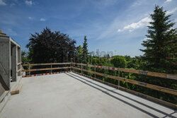 Wiecha na remontowanym Hospicjum im. ks. Dutkiewicza