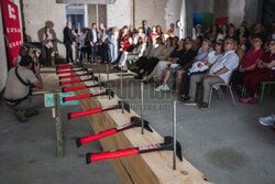 Wiecha na remontowanym Hospicjum im. ks. Dutkiewicza