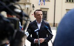 Konferencja Łukasza Gibały w Krakowie