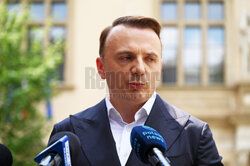 Konferencja Łukasza Gibały w Krakowie