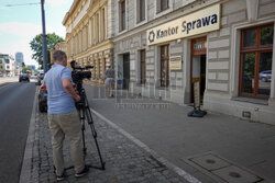 Napad na kantor przy ul. Piotrkowskiej w Łodzi