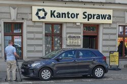 Napad na kantor przy ul. Piotrkowskiej w Łodzi