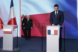 Wspólna konferencja Jarosława Kaczyńskiego i Jordana Bardelli