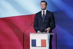 Wspólna konferencja Jarosława Kaczyńskiego i Jordana Bardelli